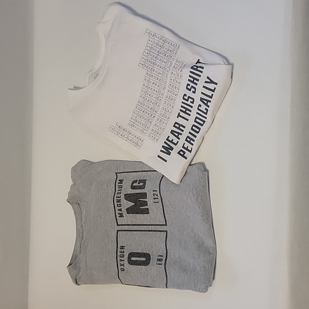 Two, Periodic Table Tees for Juniors